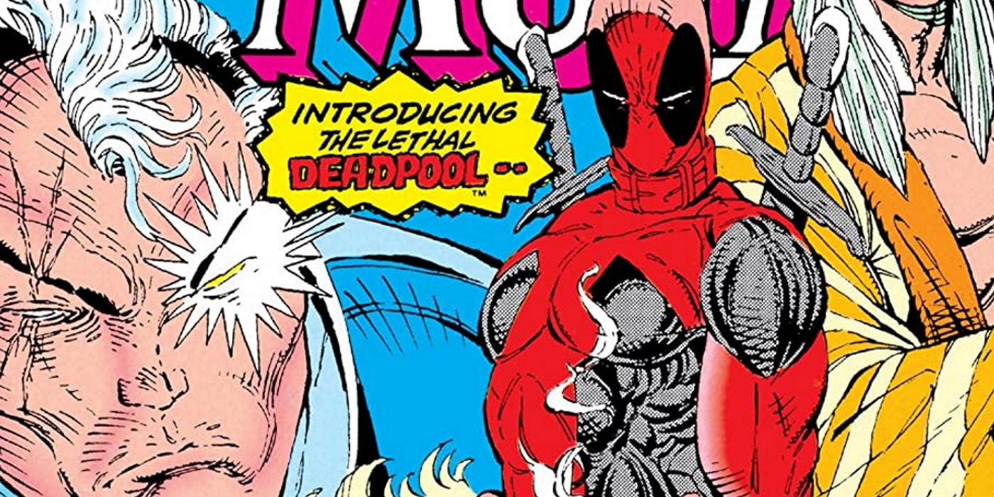 The Cover Of The New Mutants The Beginning Of The End 1991 Introducing Deadpool