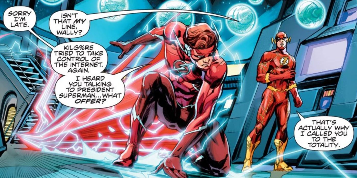 The Flash Barry Allen Wally West Totality