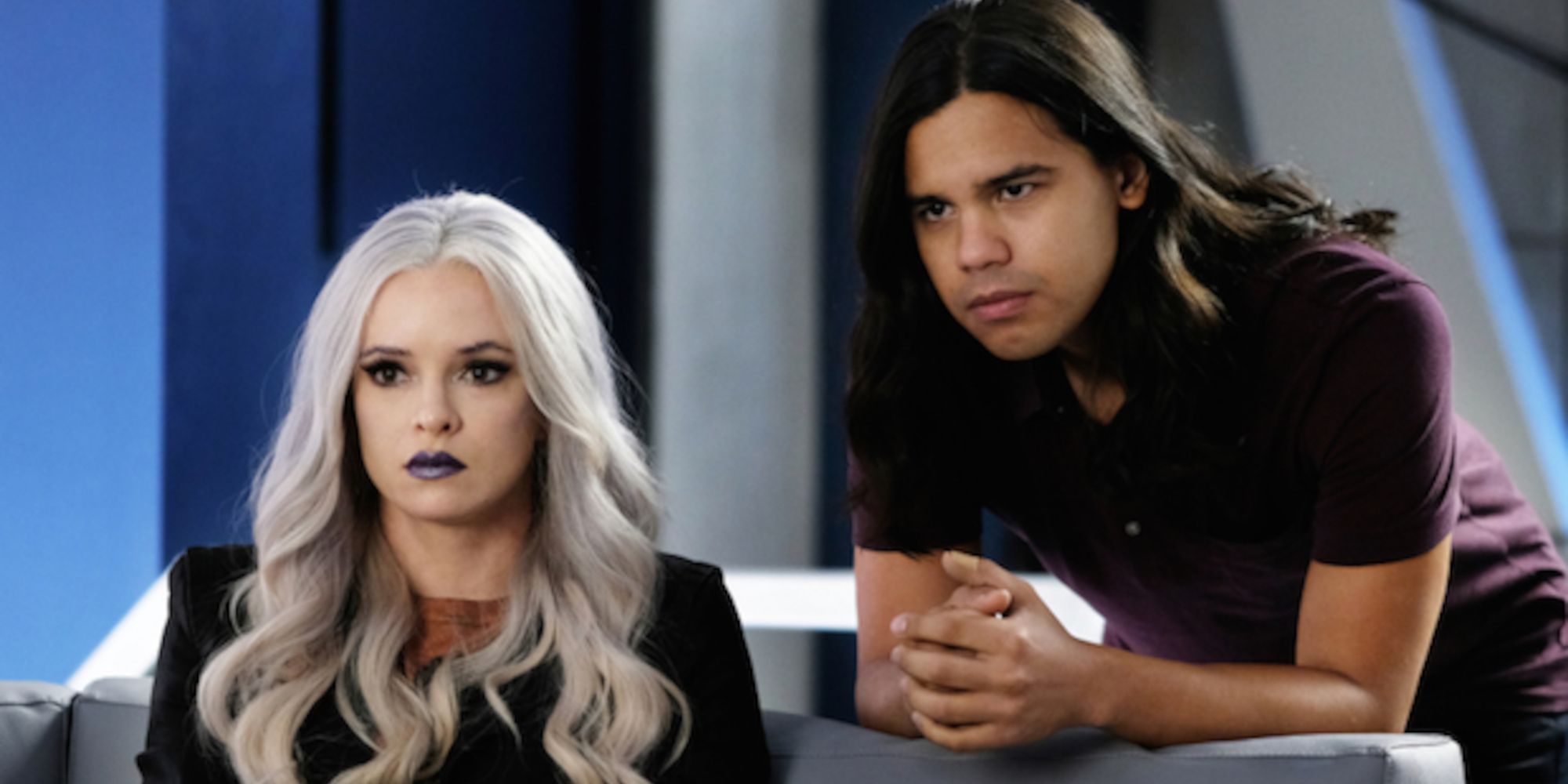 The Flash - Frost (Danielle Panabaker) and Cisco Ramon (Carlos Valdes) header