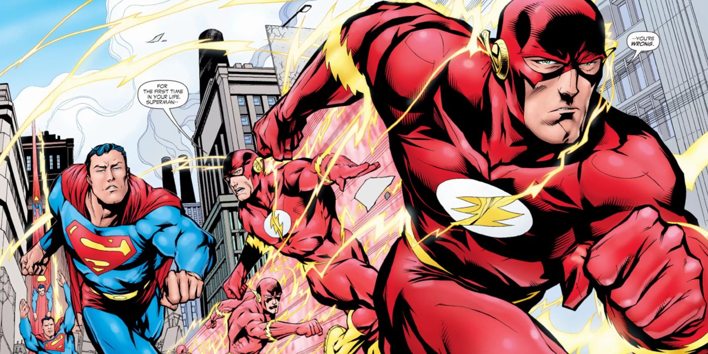 Flash Wally West and Superman