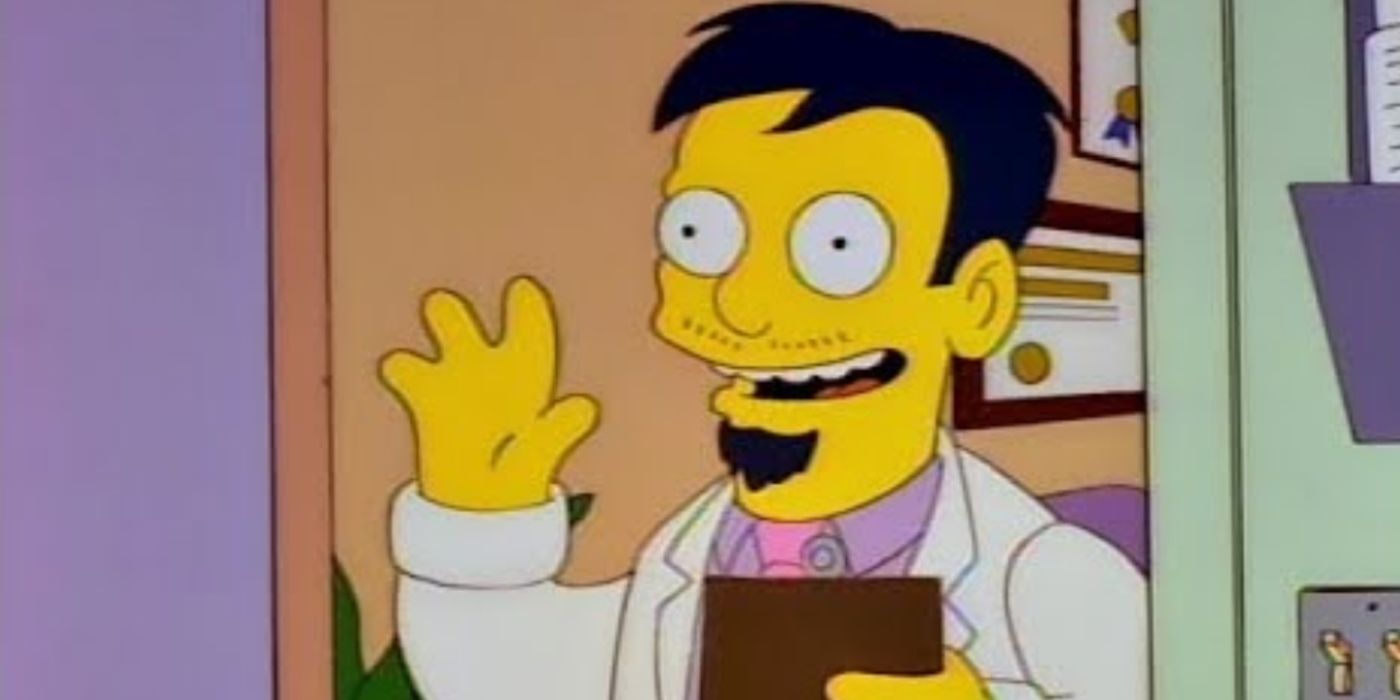 The Simpsons Dr. Nick greets everybody