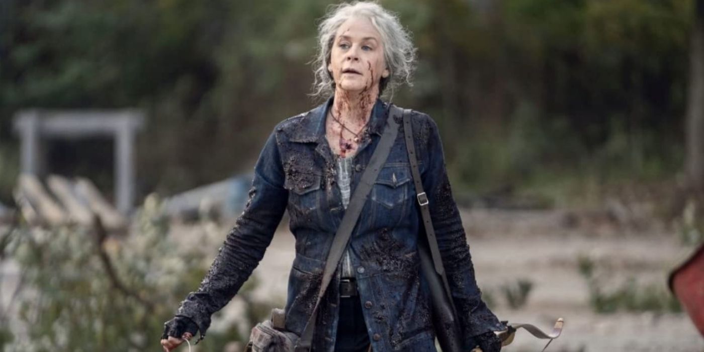 Carol in Season 10 Episode 21 of The Walking Dead
