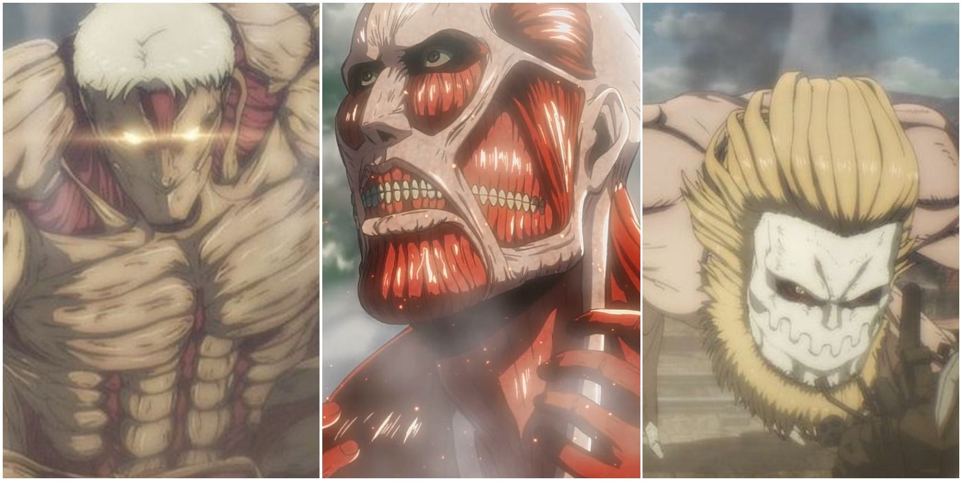 Attack On Titan All 9 Titans, Ranked By Height