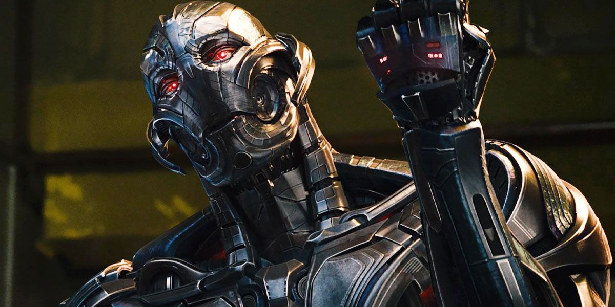 Ultron holds up a fist