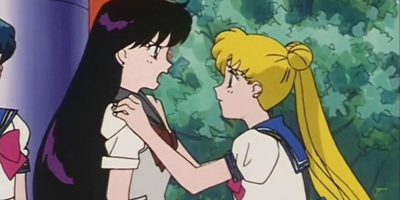 Usagi/Sailor Moon And Rei/Sailor Mars In Sailor Moon