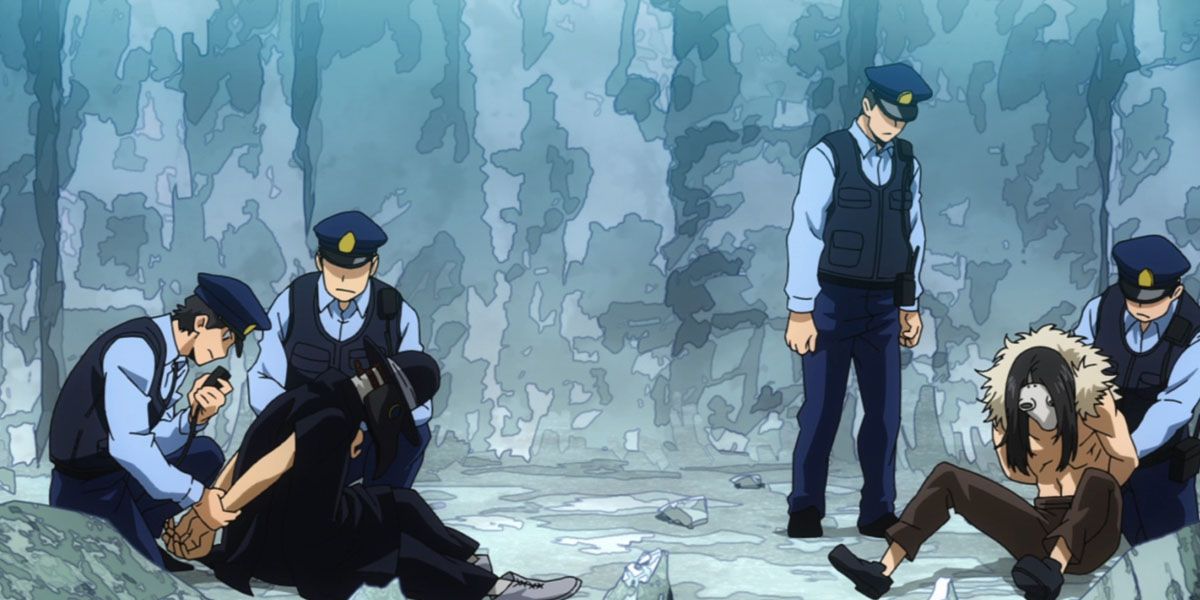 Villains getting arrested MHA