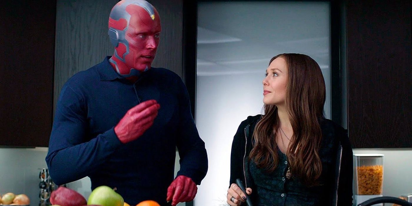 Vision fell in love with Wanda Maximoff