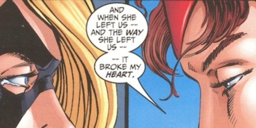 The Scarlet Witch talking about her friendship with Carol during the Avengers.