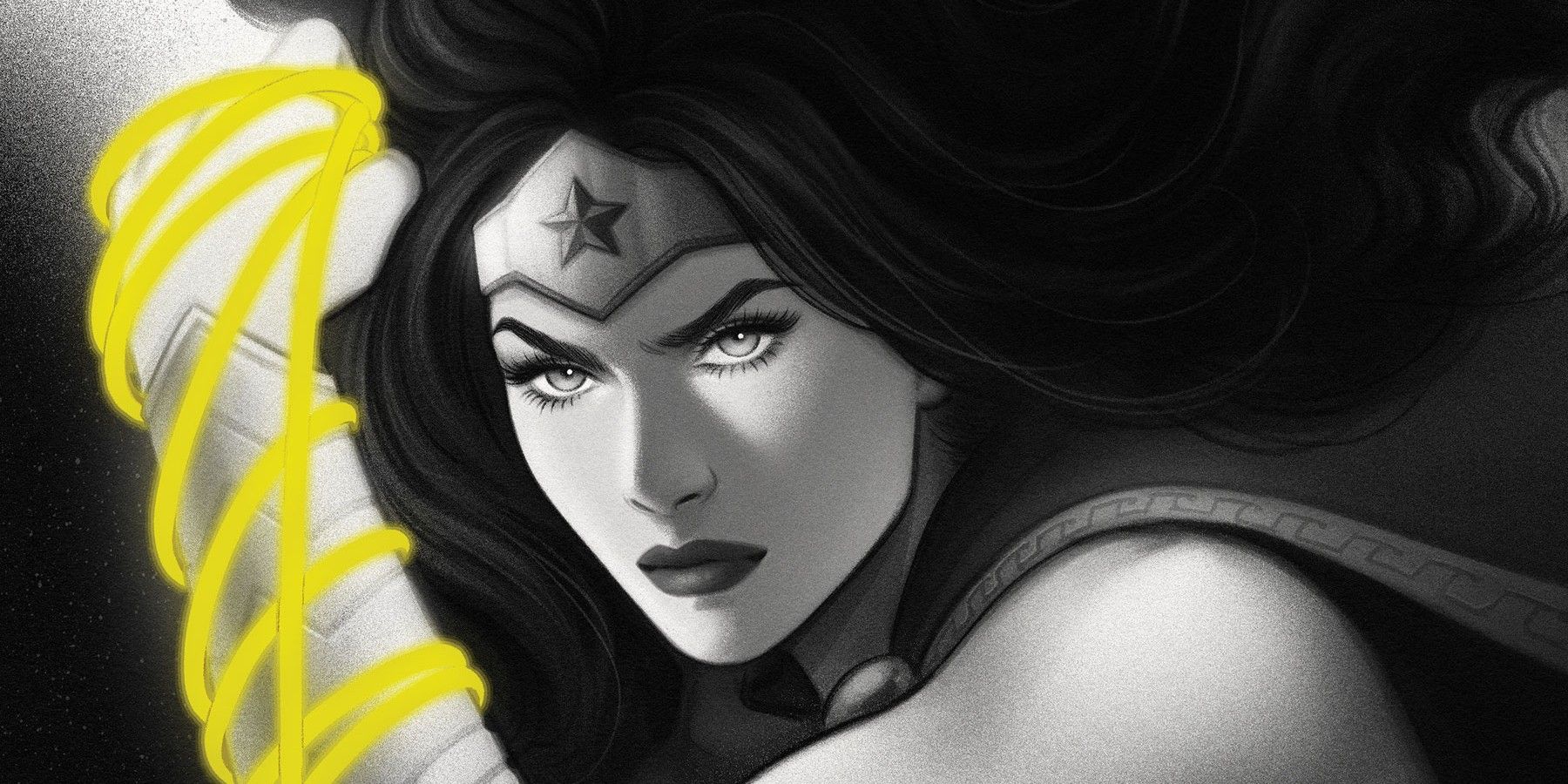 Wonder Woman with her magic lasso