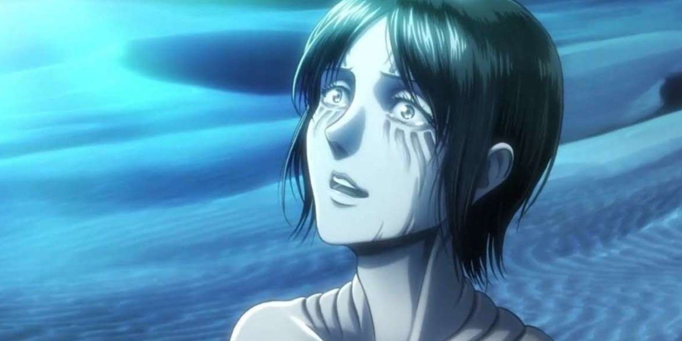 Ymir returns to human form in Attack on Titan.