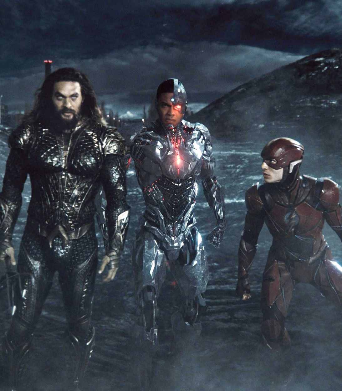 Zack Snyder's Justice League - Aquaman, Cyborg and Flash