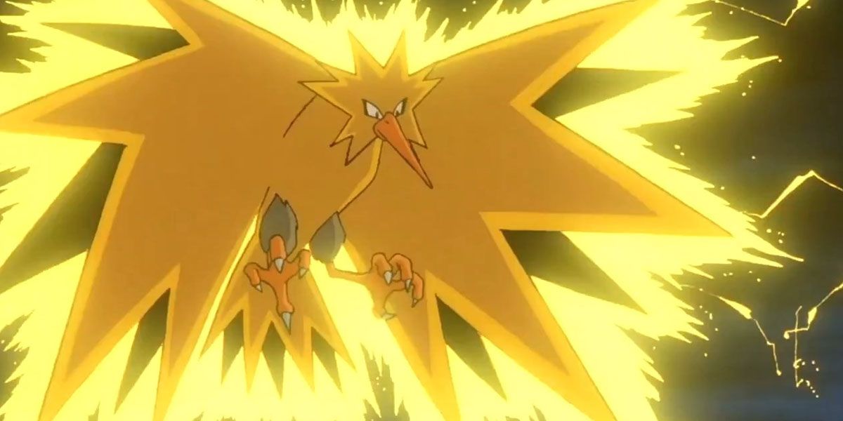 Zapdos using an electric move