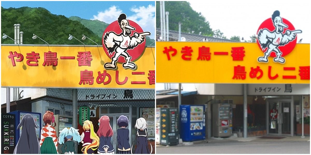 Zombieland Saga Anime Main Characters In Front Of Drive-In Tori
