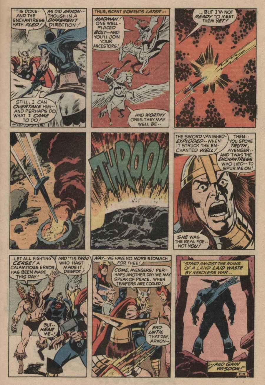 The Enchantress Tricks Arkon Into Fighting Against the Avengers