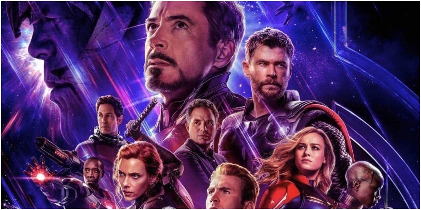 Promotional image of Avengers: Endgame featuring the characters.