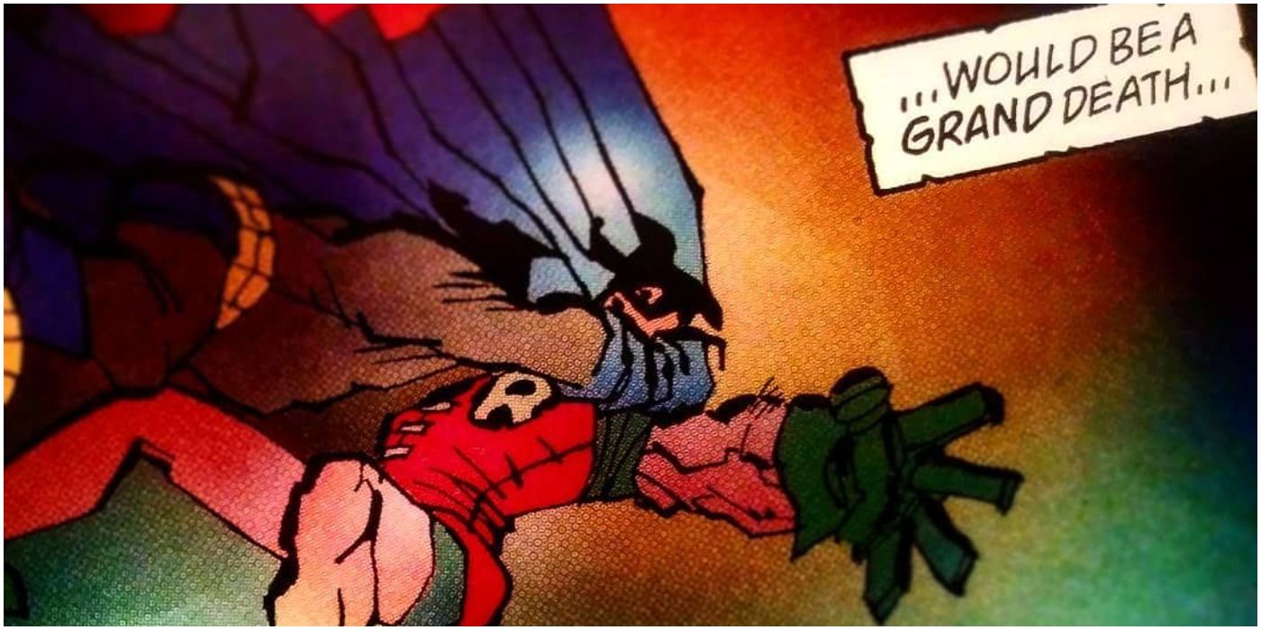 panel from the dark knight strikes again