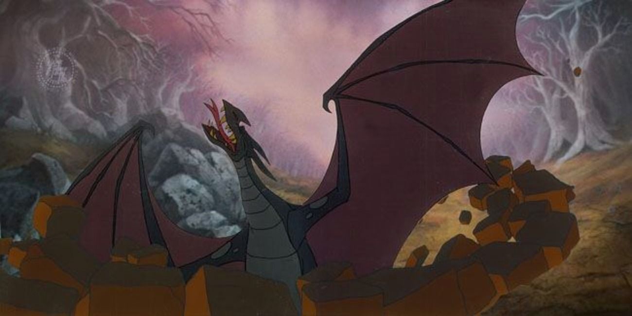 The Black Caudliron, CGI scene, dragon