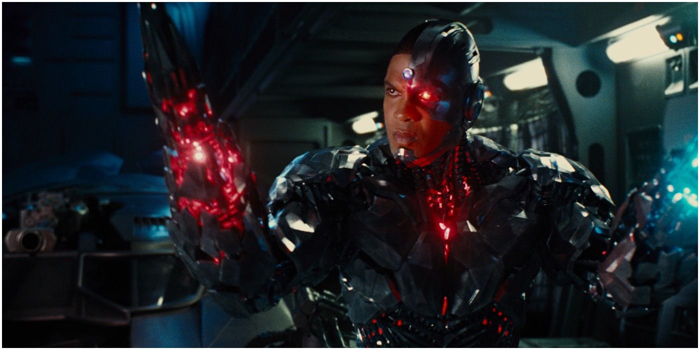 Ray Fisher's Cyborg breaks out the big guns in Justice League