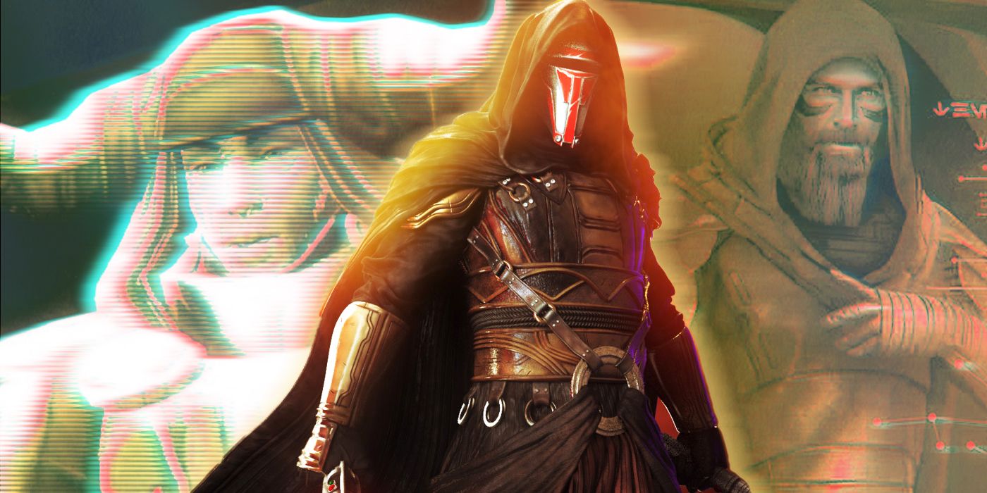 Kel'eth Ur and Darth Gravid in the background with Darth Revan in the center front.