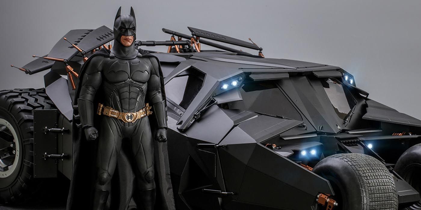 The Dark Knight Trilogy's Batman and Tumbler Come to Hot Toys