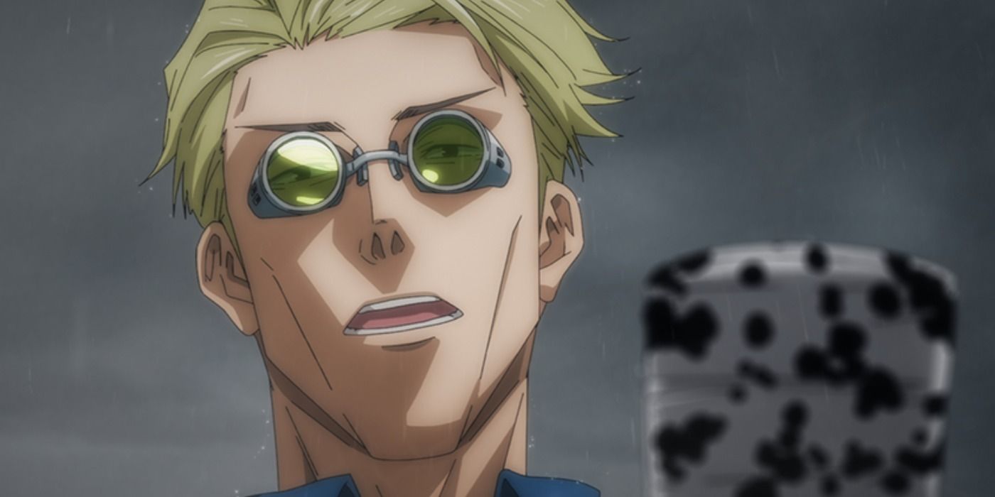 Kento Nanami in sunglasses from Jujutsu Kaisen anime