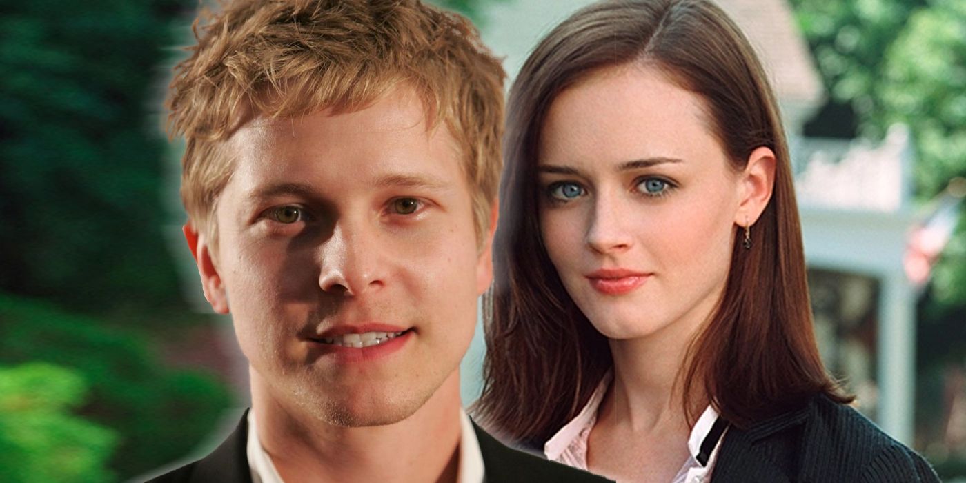 Matt Czuchry as Logan and Alexis Bledel as Rory on Gilmore Girls