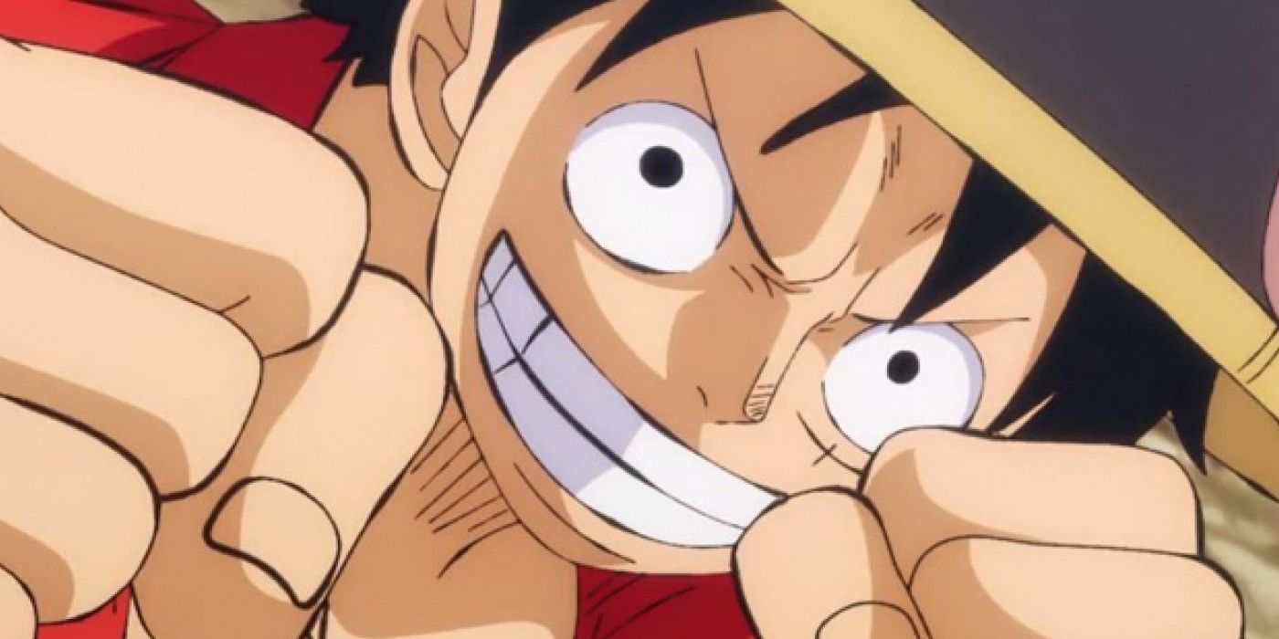 Luffy from One Piece smiling