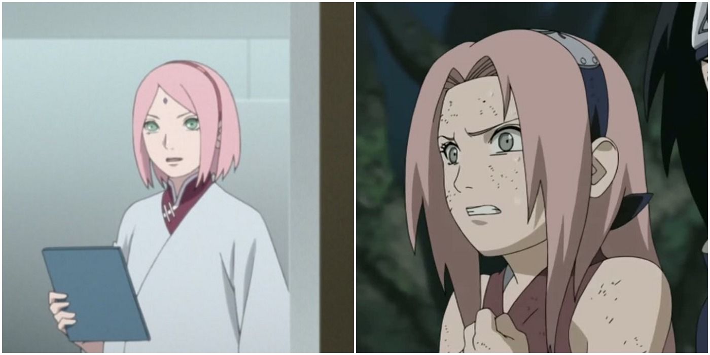 Time 7 Naruto clássico (Sakura Haruno) 