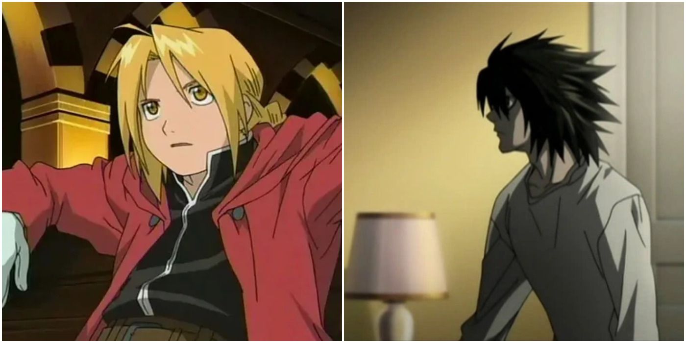 Edward Elric and L Split Image