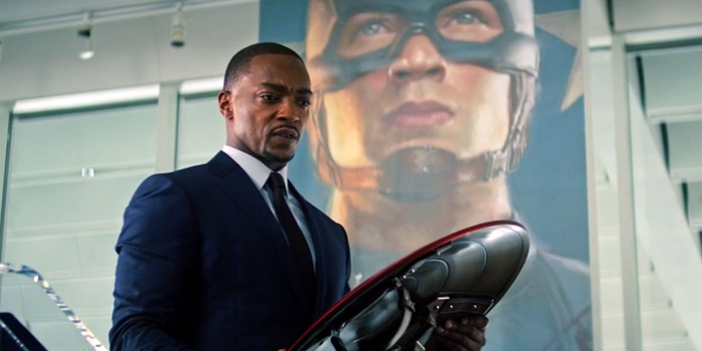 Anthony Mackie as Sam Wilson in The Falcon and the Winter Soldier