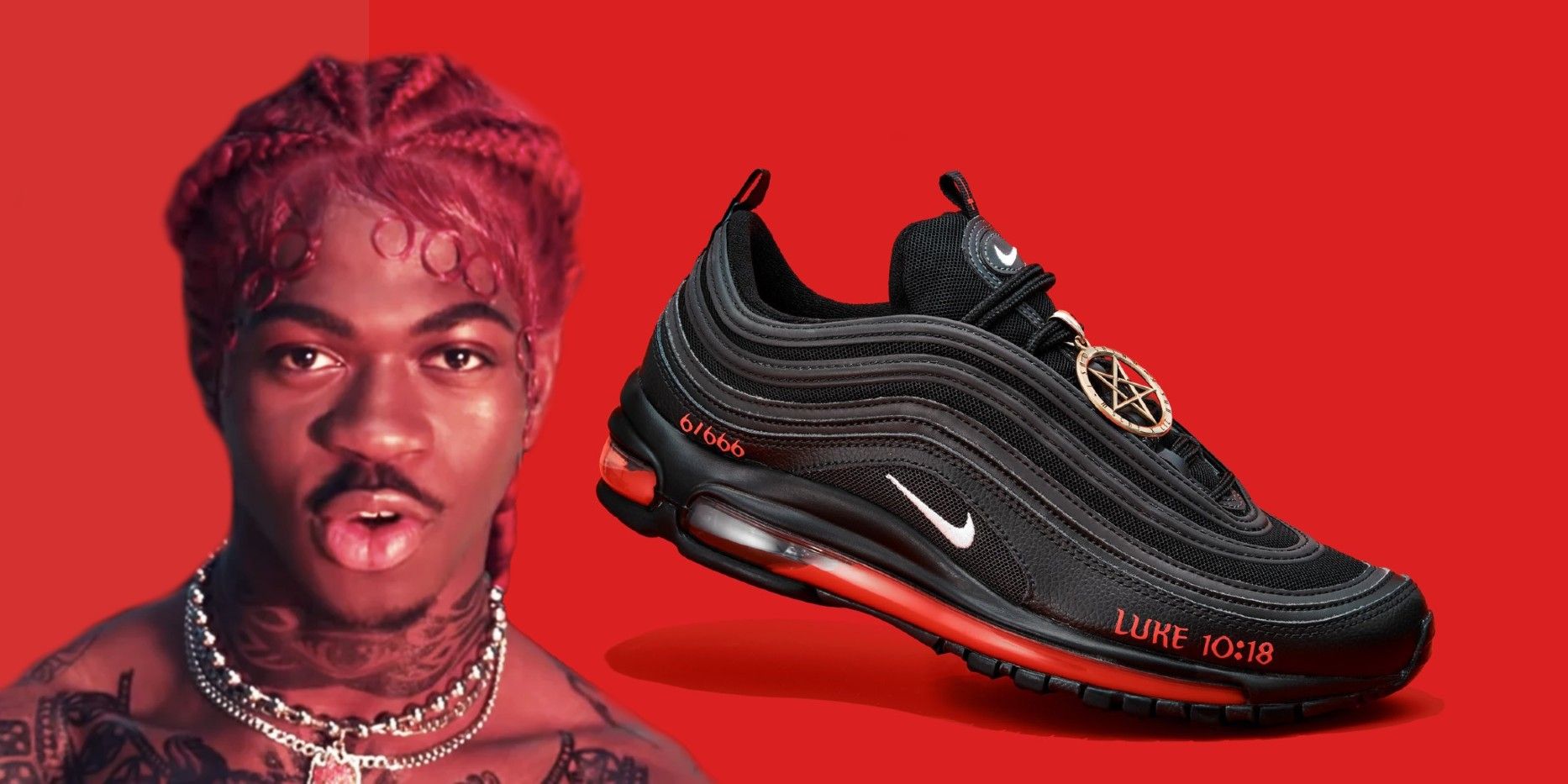Judge orders company who customized Nike Air Max 97s with devil