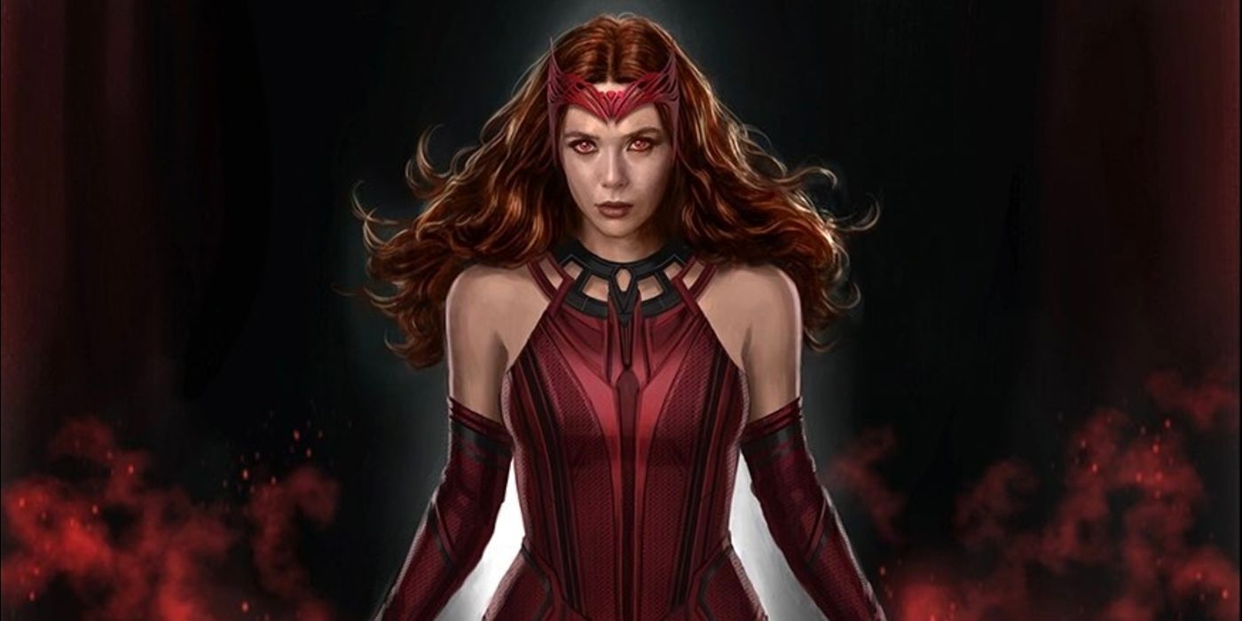 CBRWandaVision Concept Art Details Scarlet's Witch's New Costume