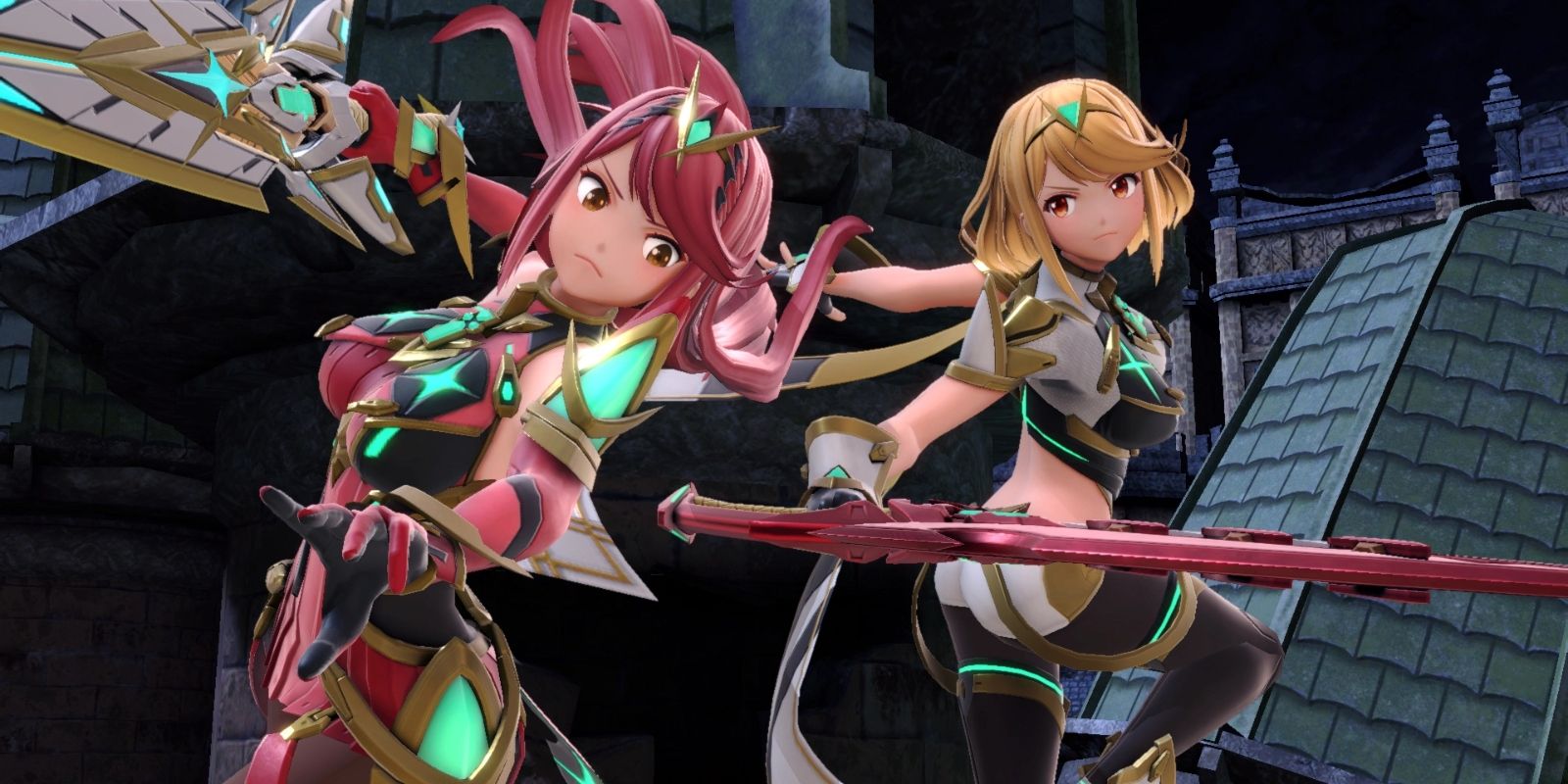 v2.0 KOS-MOS and T-ELOS RE: Pyra/Mythra [Super Smash Bros. Ultimate] [Mods]