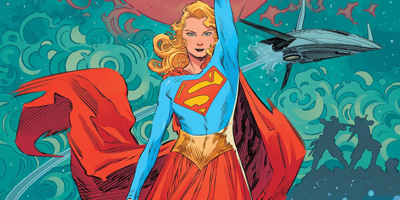 Supergirl raises a sword in Woman of Tomorrow from DC Comics