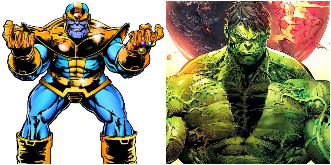 hulk thanos marvel comics