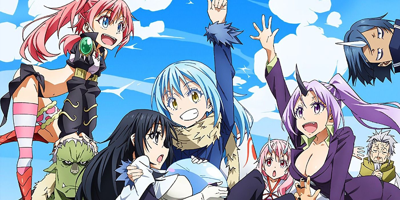 Banner featuring characters from That Time I Got Reincarnated as a Slime.