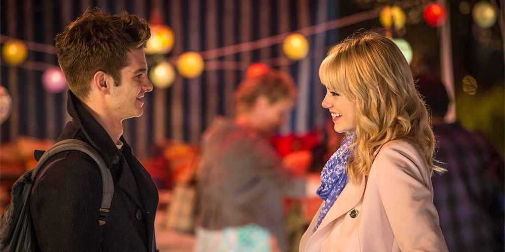 the amazing spider-man 2 peter and gwen Cropped