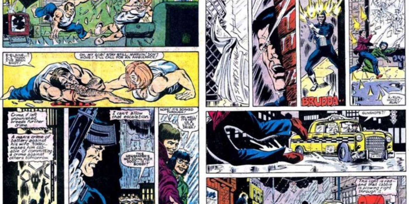 Spectacular spider-man peter parker punisher Frank Castle Marvel comics comic book 