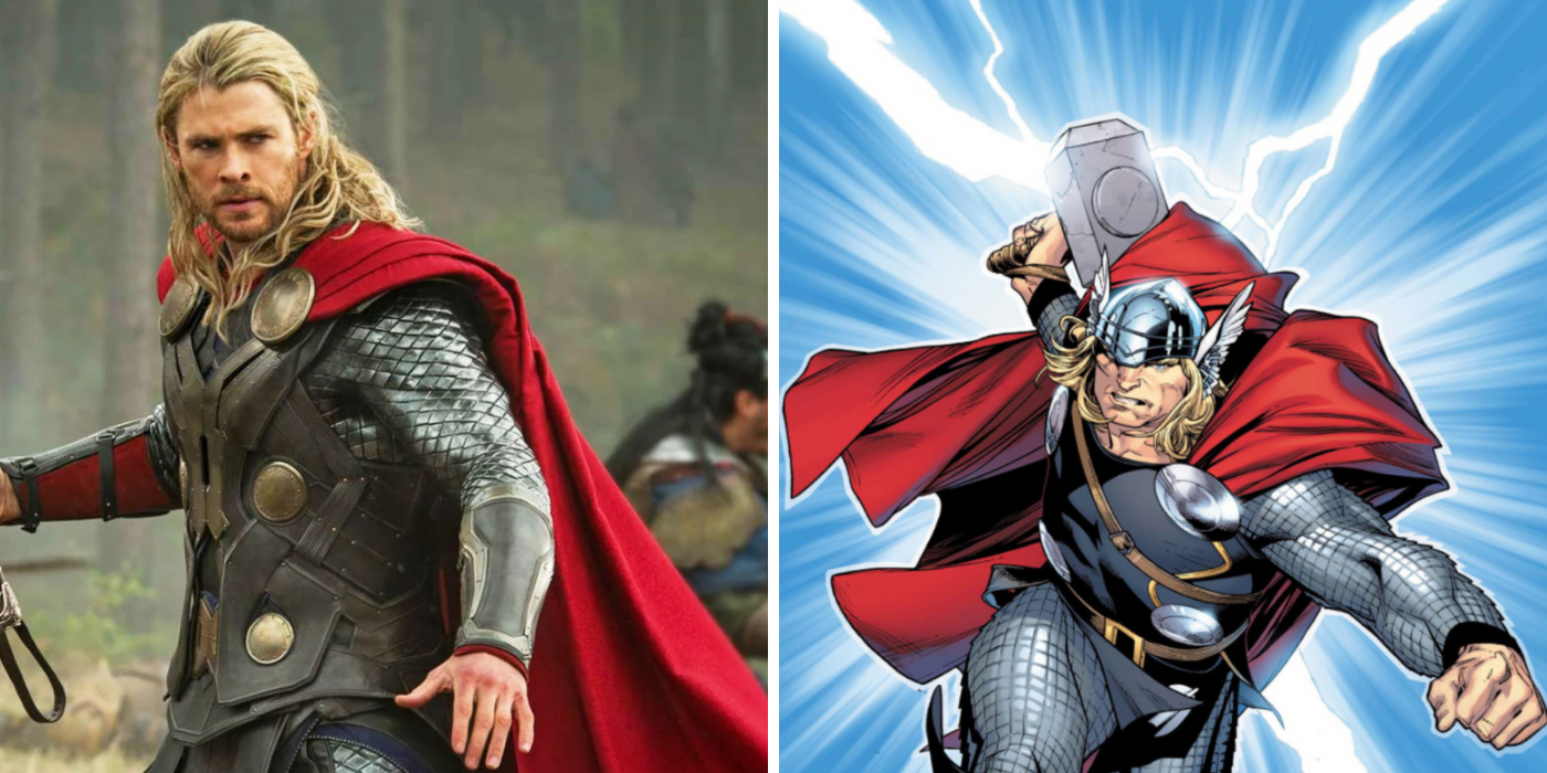 MCU Thor And Comic Thor