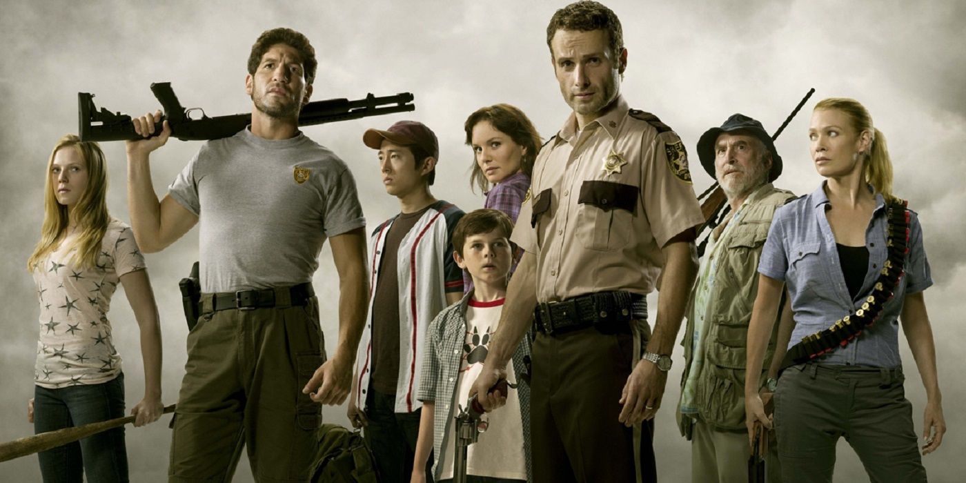 The first season cast of The Walking Dead 