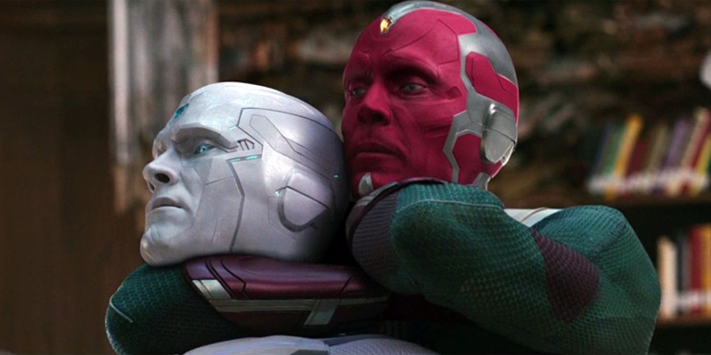 Vision holds White Vision in a chokehold