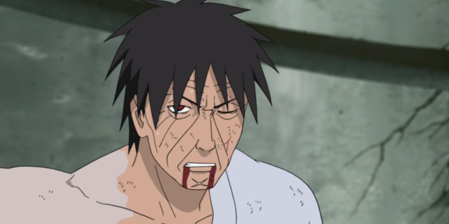 Danzo shimura bleeding in Naruto