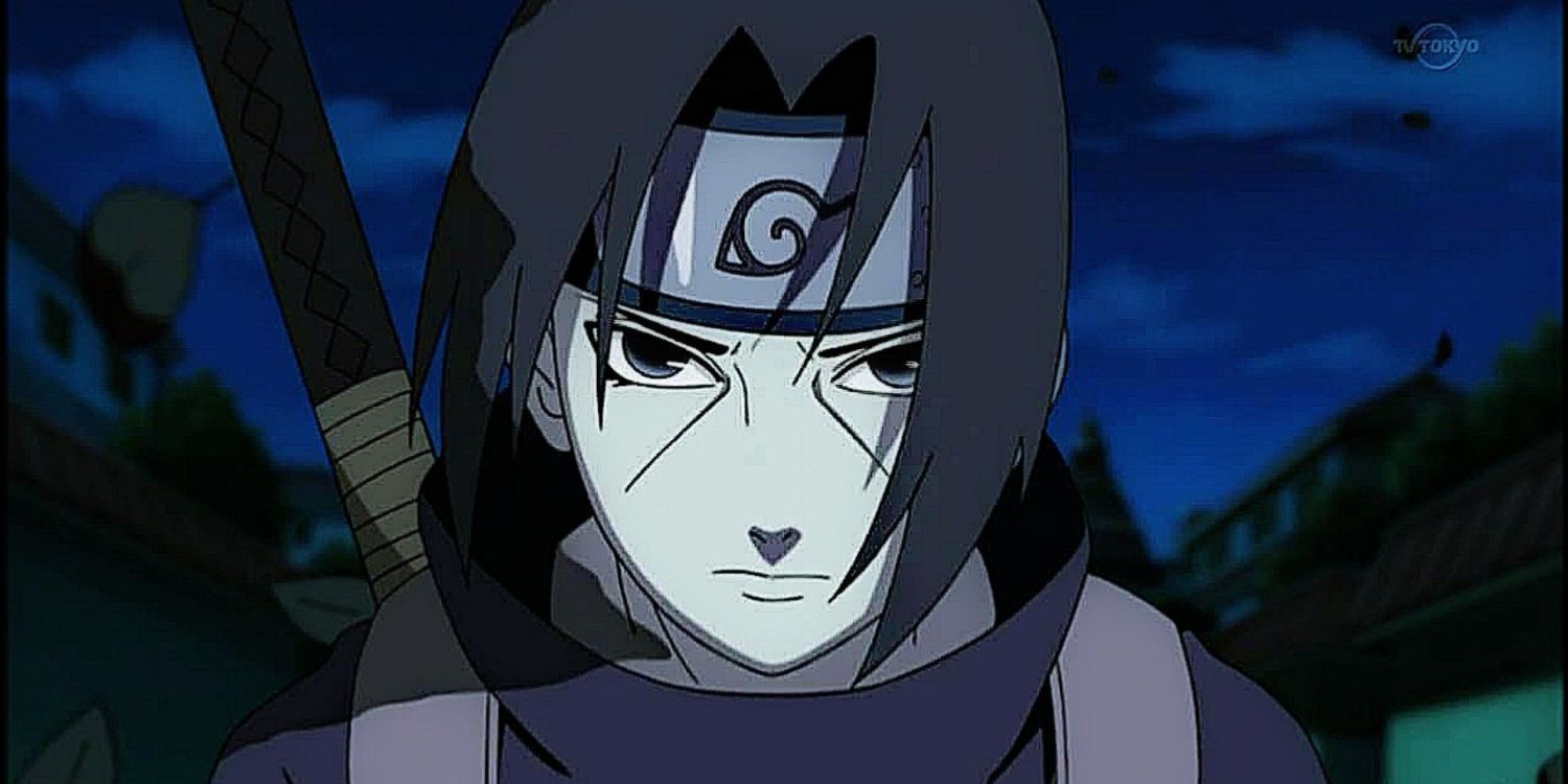 Itachi's ambiguous expression before killing his clan