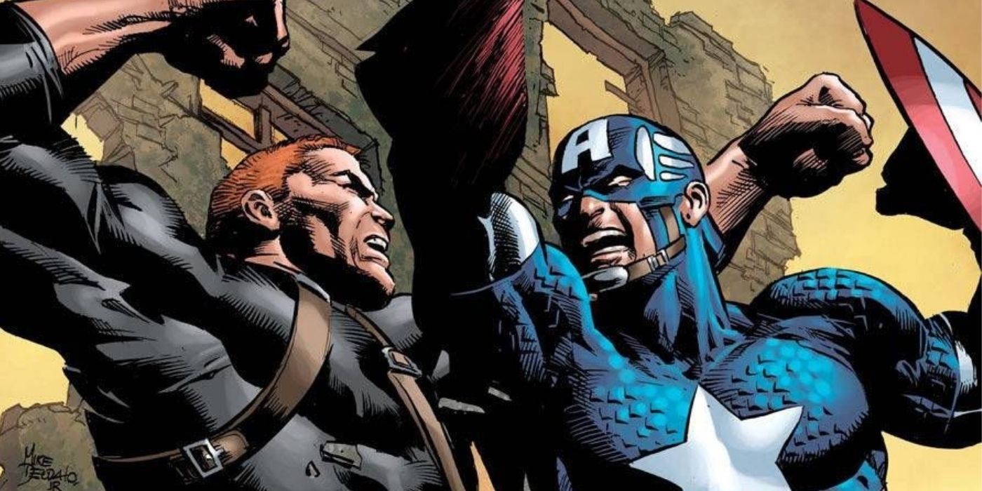 Captain America fights John Steele