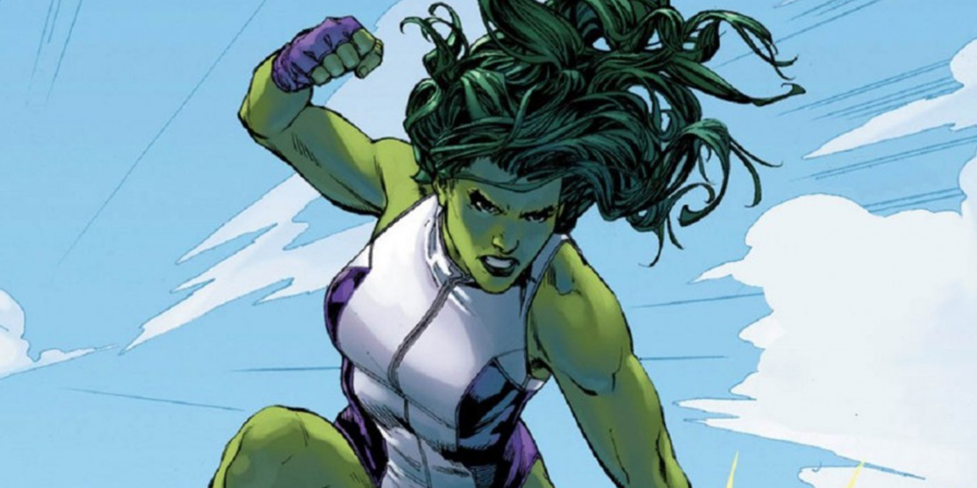 She-Hulk Raises Fist In Battle