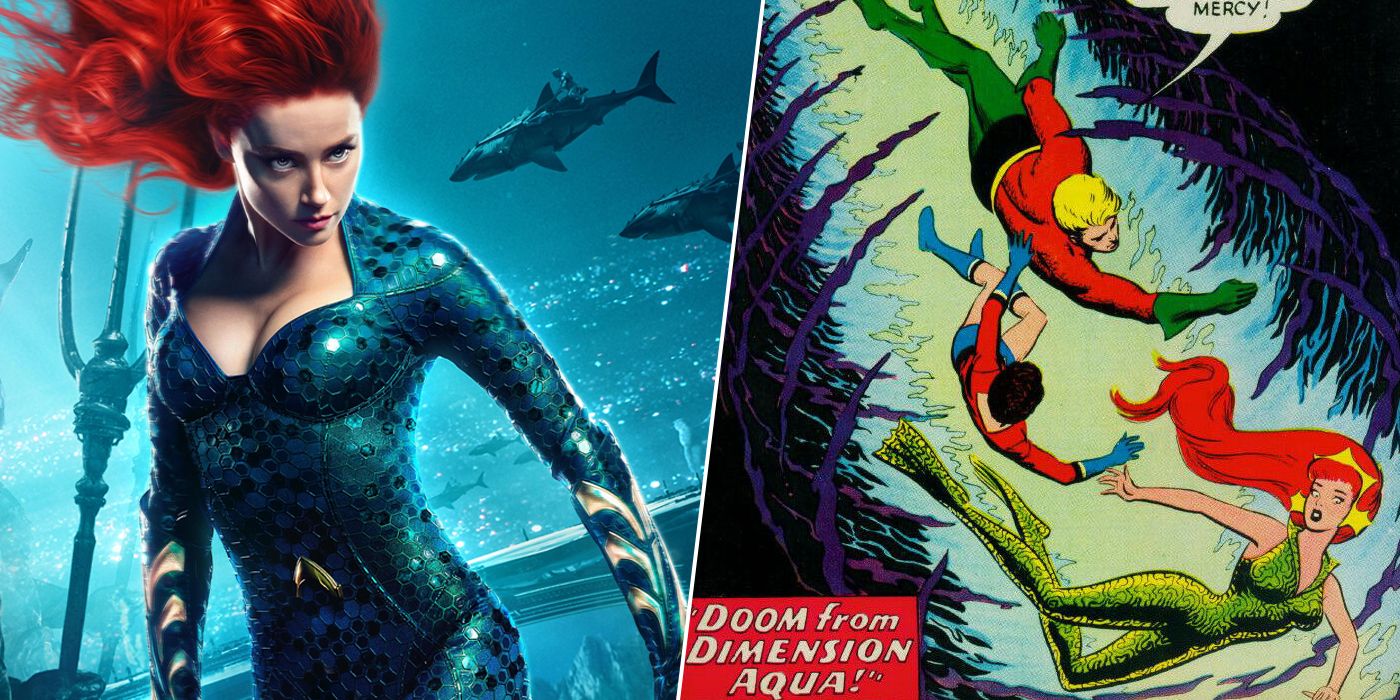 Amber Heard as Mera and the character's first comic appearance