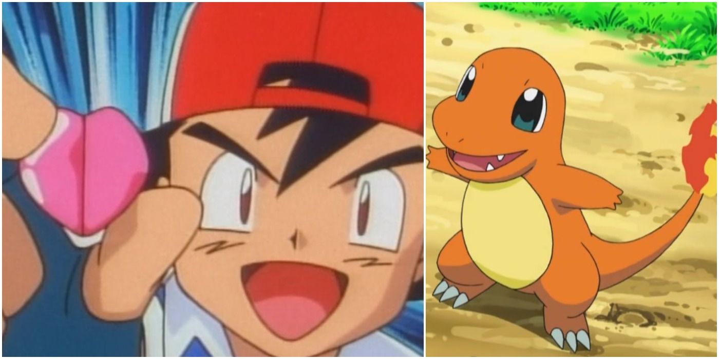 Ash and Charmander