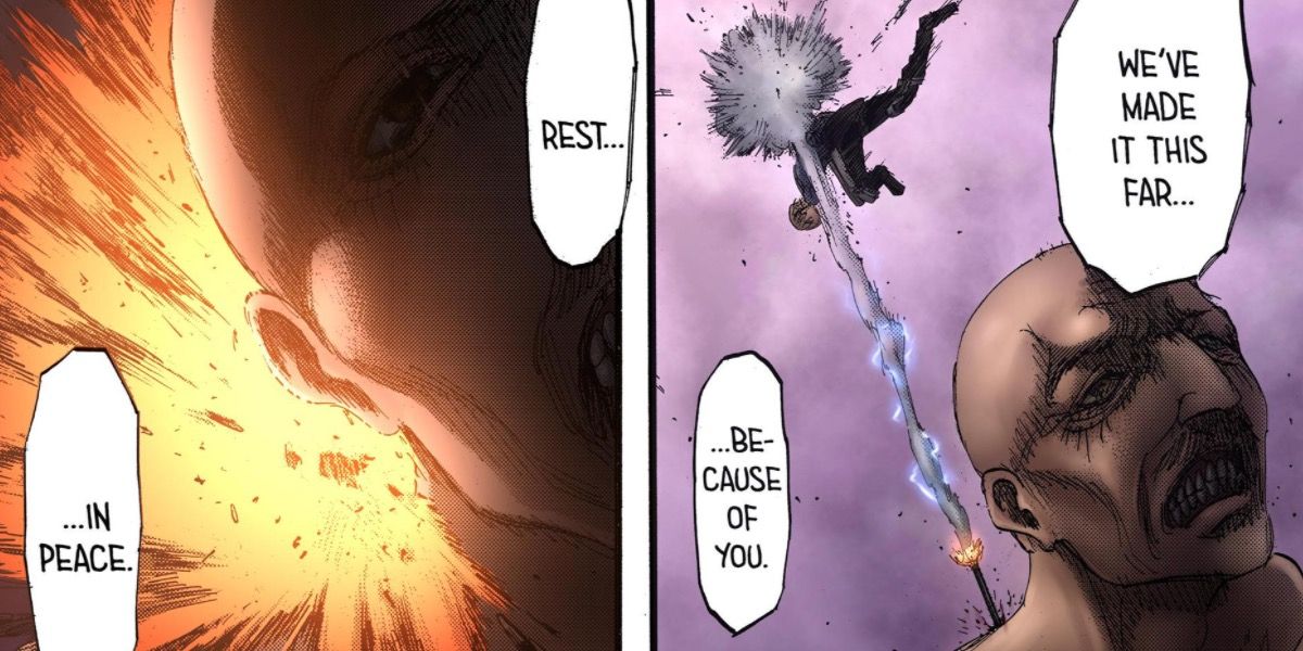 Attack On Titan Chapter 124 — Dot Pyxis' death