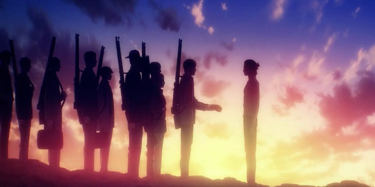Eren meets Floch and the revolutionary Jaegerists in Attack on Titan.