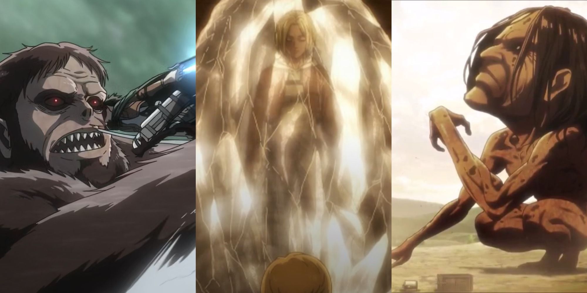 Attack on Titan — Beast Titan, Levi, Annie, Ymir
